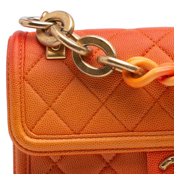 Pre-Loved Chanel Small Quilted Caviar Sunset On The Sea Flap - Picture 6 of 10
